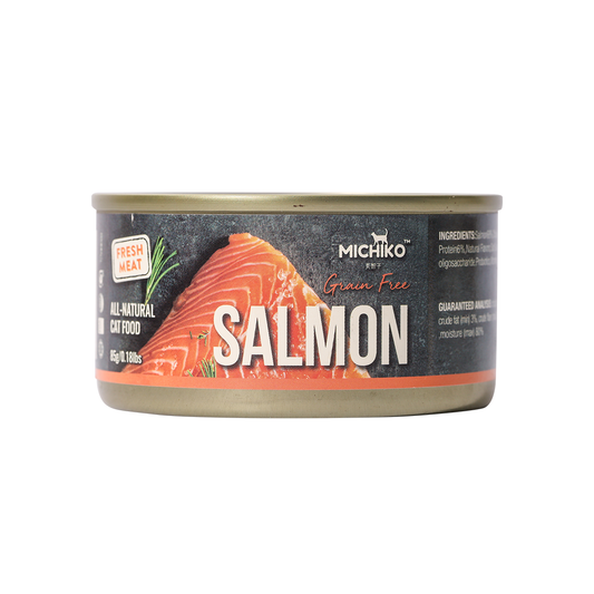Michiko Salmon Canned Wet Cat Food (Grain Free) 85g