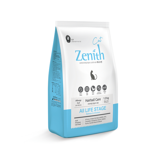 Zenith Soft Moist Cat Food Hairball Care (Salmon & Chicken) 1.2kgs