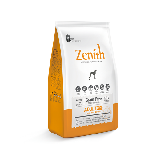 Zenith Grain-Free Soft Moist Dog Food Lamb Meat Small Breed 1.2kgs