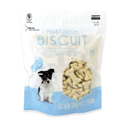 BowWow Milk & Calcium Biscuit 220g