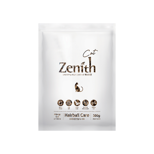 Zenith Soft Moist Cat Food Hairball Care (Salmon & Chicken) 300g