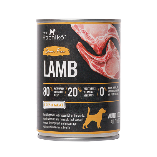 Hachiko Lamb Canned Wet Dog Food (Grain Free) 375g