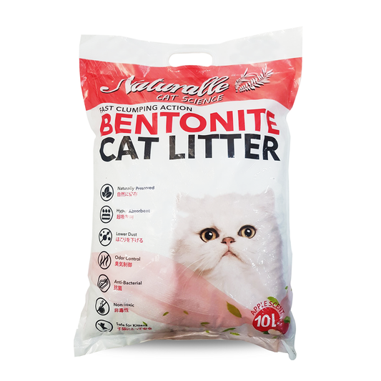 Naturalle Bentonite Cat Litter 10L Apple Scent