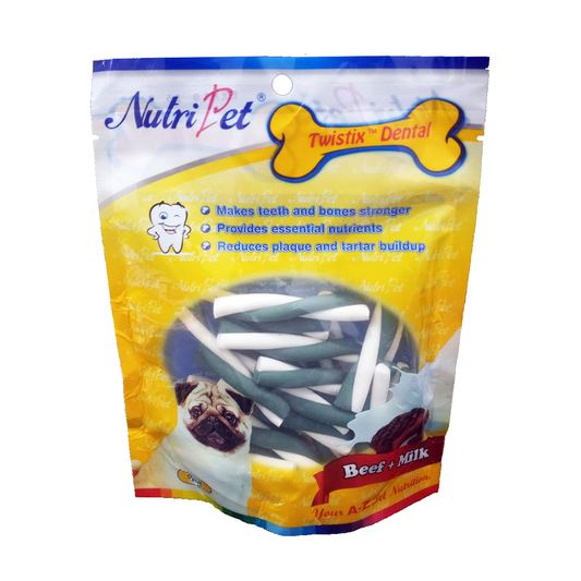 Nutripet Twistix Mini Beef & Milk 150g