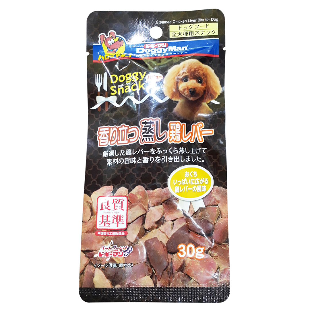 Doggyman Steamed Chicken Liver Bits 30g