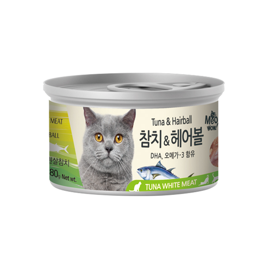Meowow Tuna & Hairball Wet Food 80g