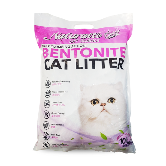Naturalle Bentonite Cat Litter 10L Lavender Scent