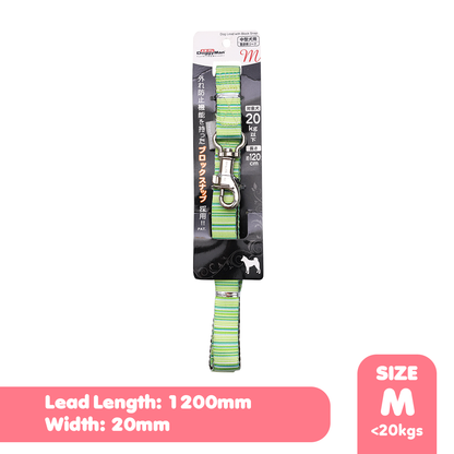 Doggyman Dog Lead with Block Snap - Green Medium