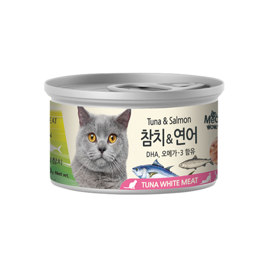 Meowow Tuna & Salmon Wet Food 80g