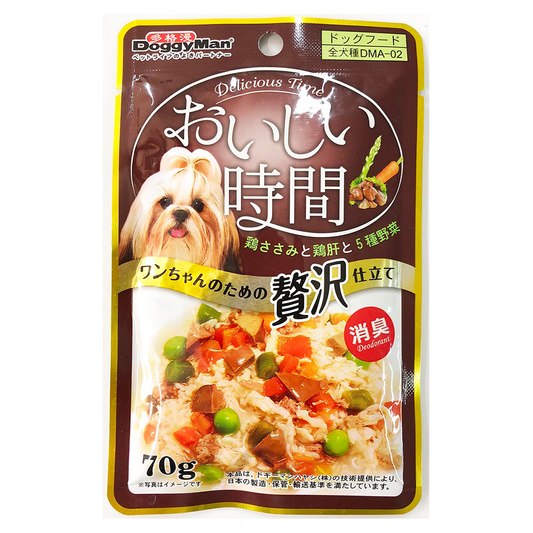 Doggyman Pouch Feast Chicken and Liver 70g