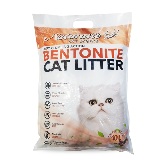 Naturalle Bentonite Cat Litter 10L Coffee Scent