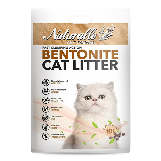 Naturalle Bentonite Cat Litter 10L Coffee Scent