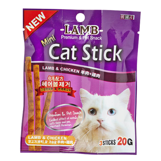 Meowow Cat Stick Lamb & Chicken 20g x 3 sticks
