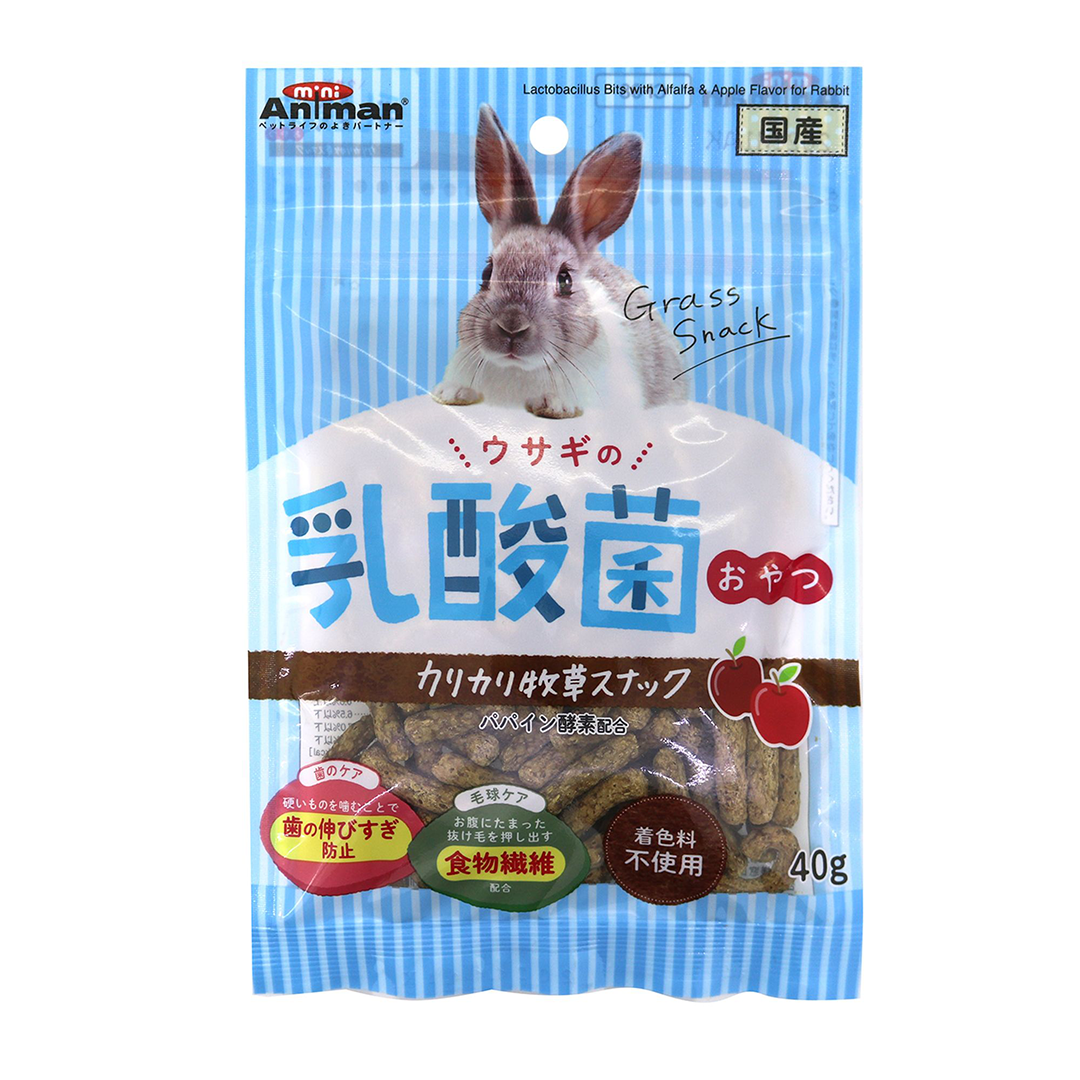 Lactobacillus Crispy Alfalfa Bits for Rabbit 40g – J Essentialz