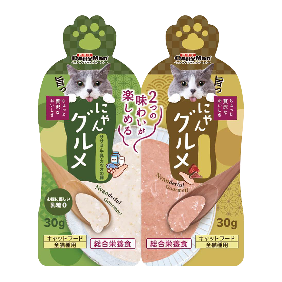Bonito Fish Roe Cattyman Complete Twin Pouch Tuna Chicken Bonito Chicken Milk Fish Roe ...