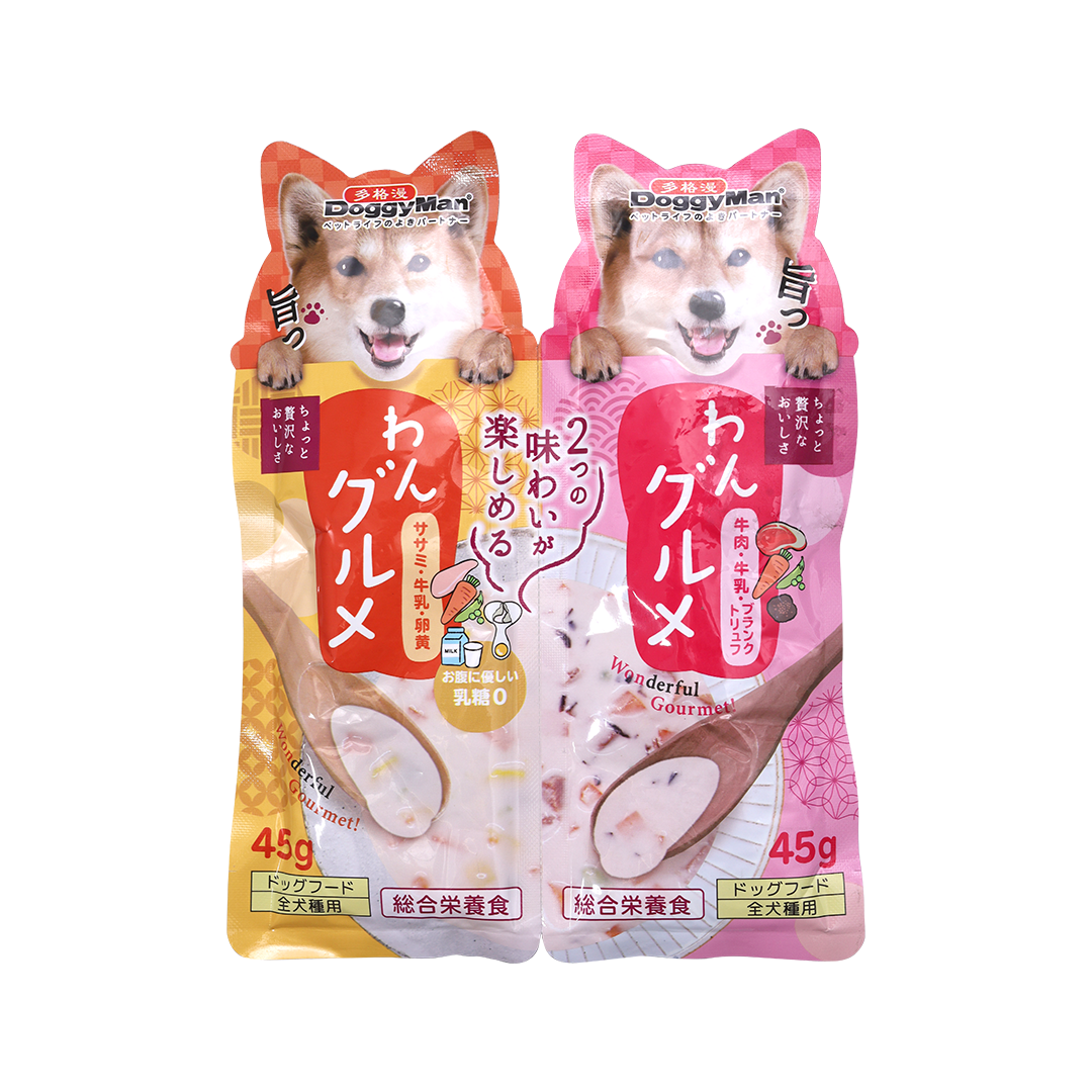 Doggyman Twin Pouch for Dog Matsutake & Cheese 45g x 2